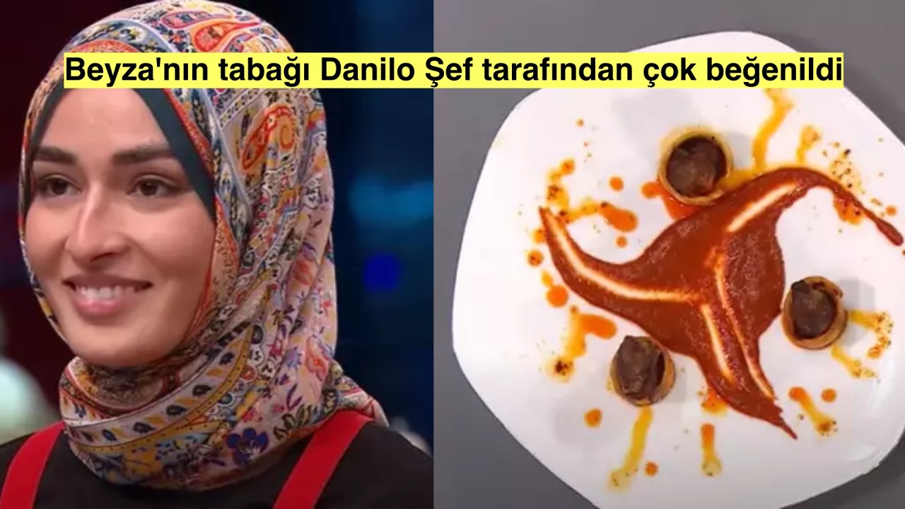 Danilo Şef, Beyza'nın tabağını çok beğendi:'Tadı çok güzeldi ama...'