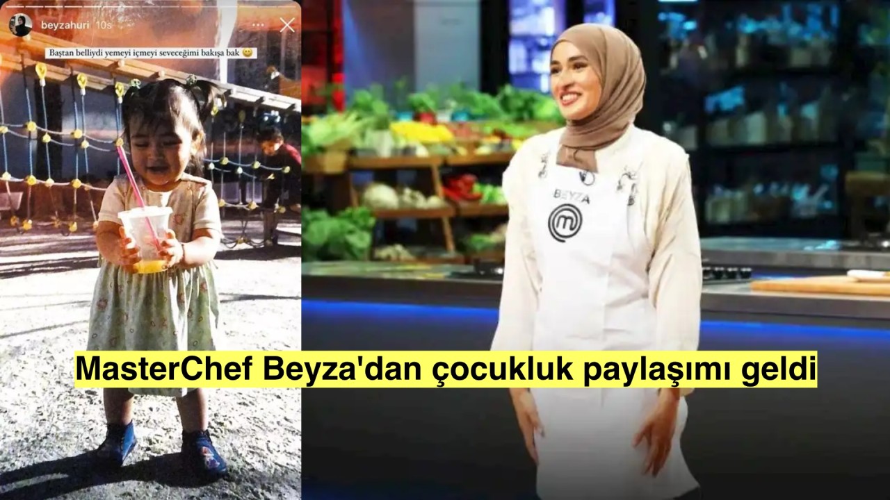 MasterChef Beyza çocukluk fotoğrafını paylaştı, bebekliğine yorumlar yağdı