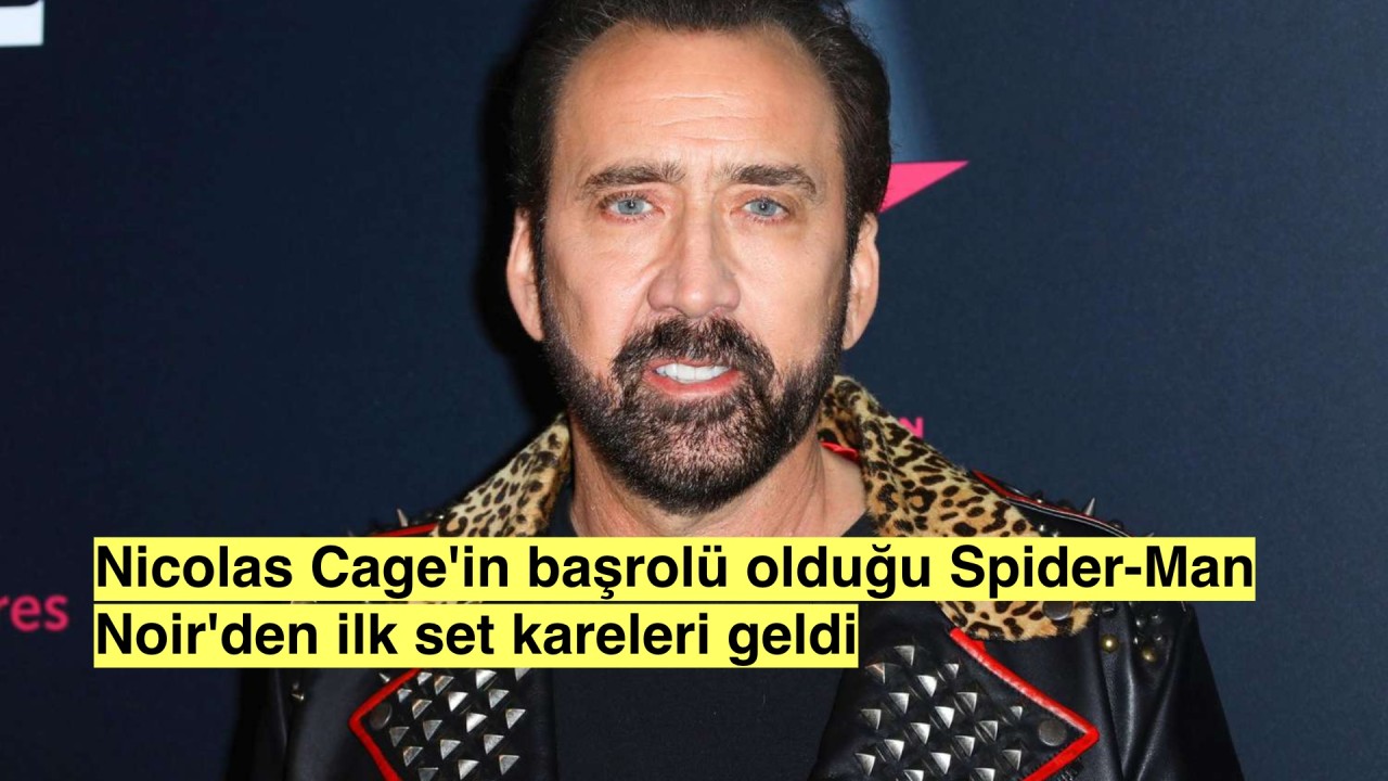 Spider-Man Noir aksiyon dizisinin başrolü 'Nicolas Cage'