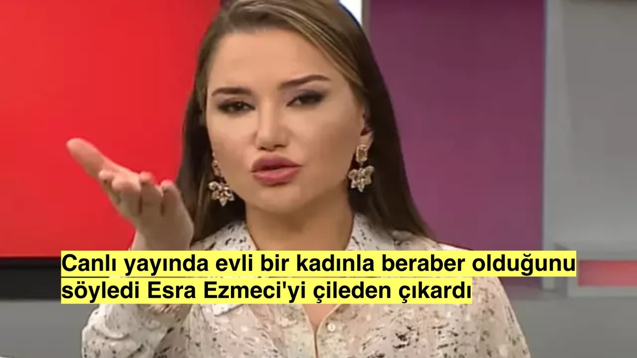 Esra Ezmeci'yi şoka uğratan soru "Evli bir kadınla birlikteyim"