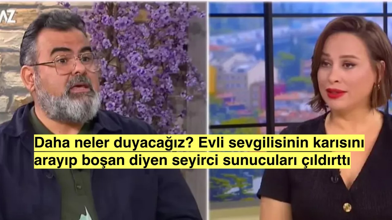 Nur Viral'in programına gelen o soru çileden çıkarttı:'Evli sevgilimin karısını arayıp boşan dedim'