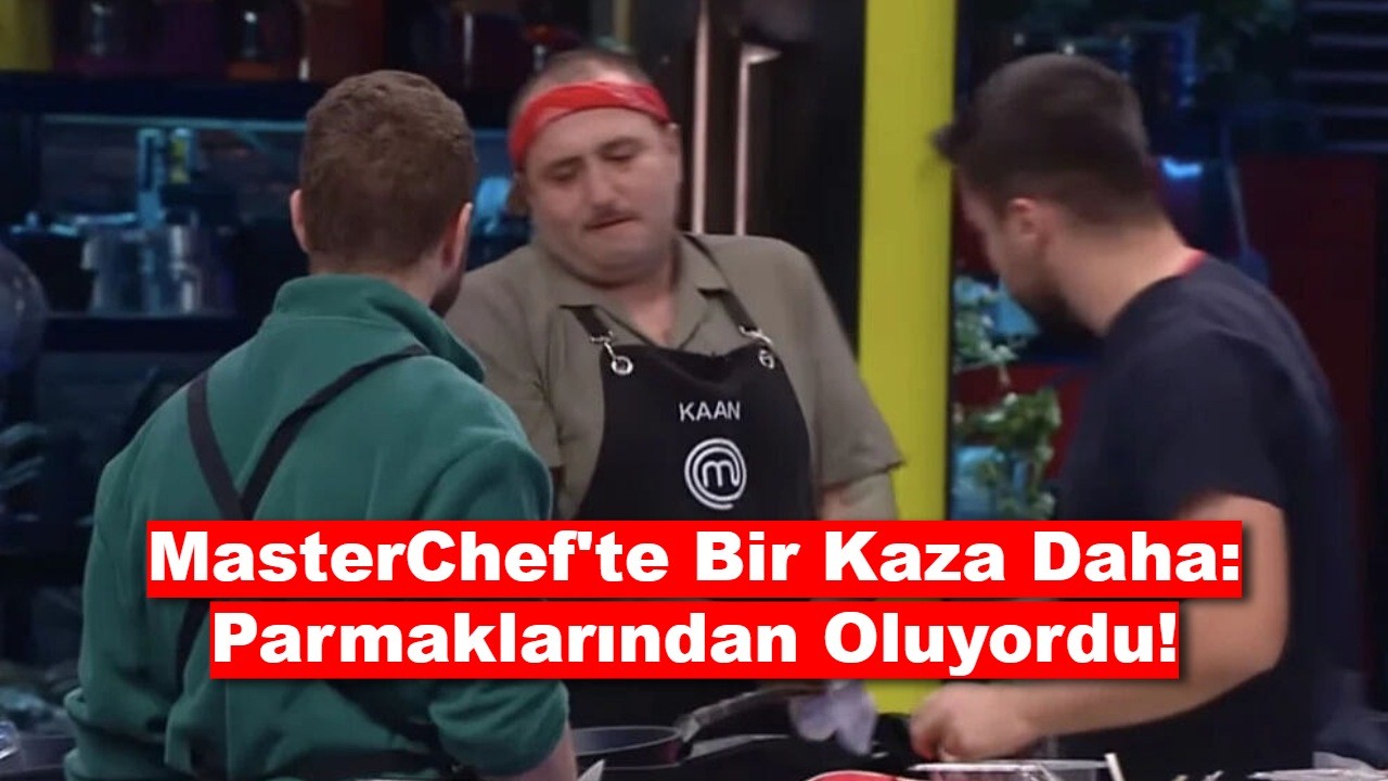 MasterChef'te Bir Kaza Daha: Parmaklarından Oluyordu!