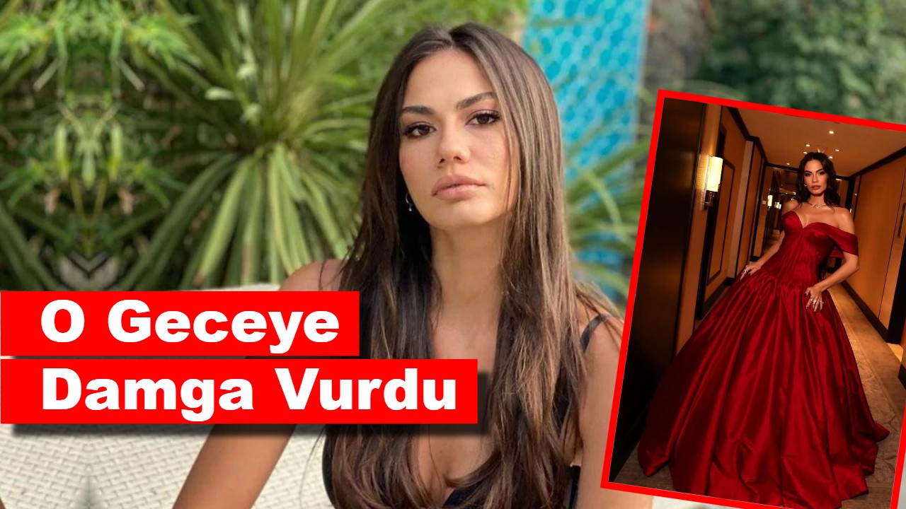 O Geceye Damga Vurdu: Demet Özdemir'in Elbisesi Olay Oldu!