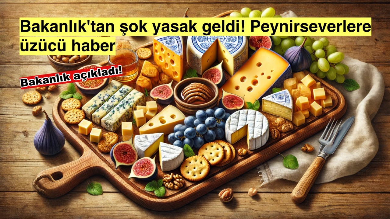 Sevilen peynirler rafta yok! Bakanlık'tan şok yasak