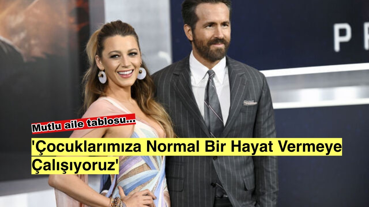 Ryan Reynolds’tan Samimi Açıklama: 'Çocuklarımıza Normal Bir Hayat Vermeye Çalışıyoruz