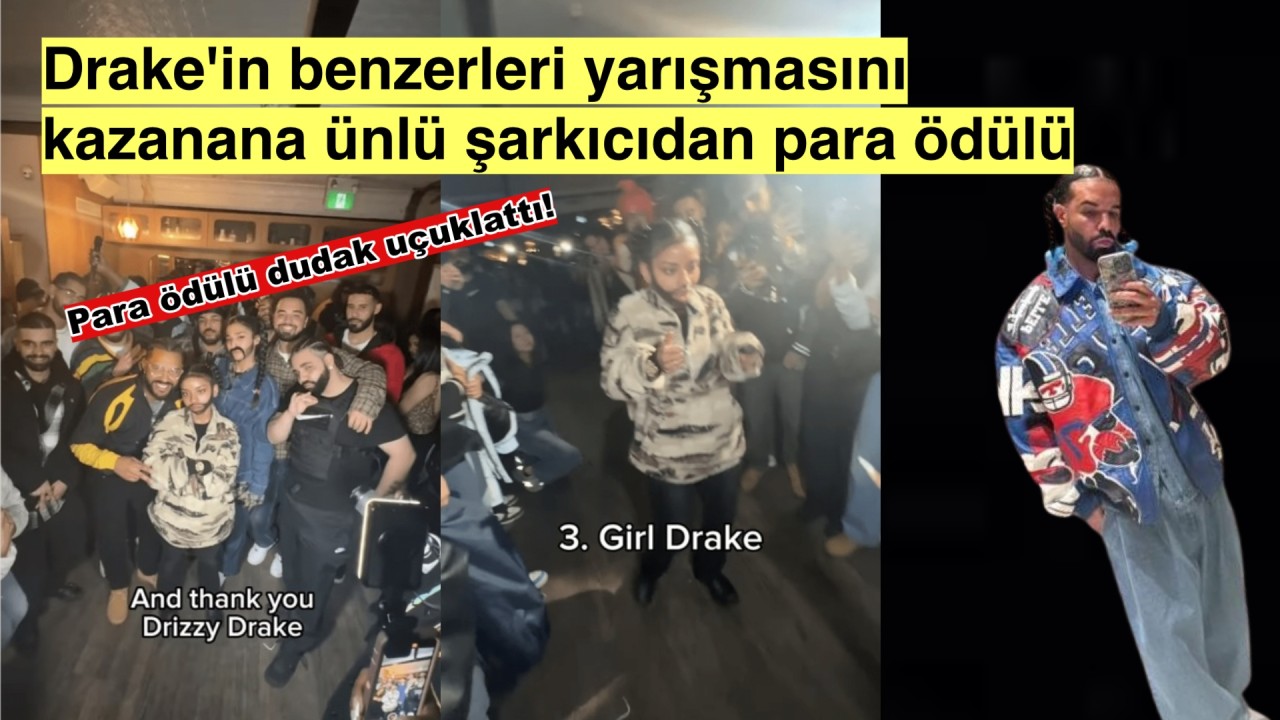 Drake'in İkizi Ol, Ödülü Kap! Ünlü Şarkıcıdan Büyük Para Ödülü