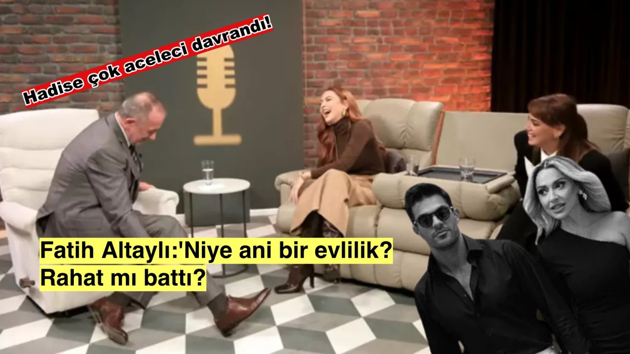 Hadise Fatih Altaylı'nın hedefi oldu, Mehmet Dinçerler ile olan evliliğini hatırlattı