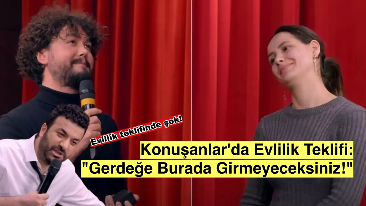 Hasan Can'ın Konuşanlar'daki Tepkisi Gündem Oldu: 'Gerdeğe Burada Girmeyeceksiniz!