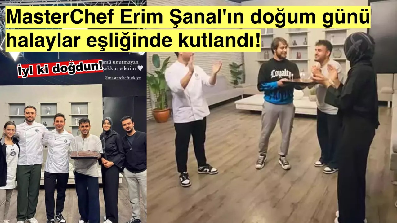 MasterChef'te halaylı doğum günü kutlaması!