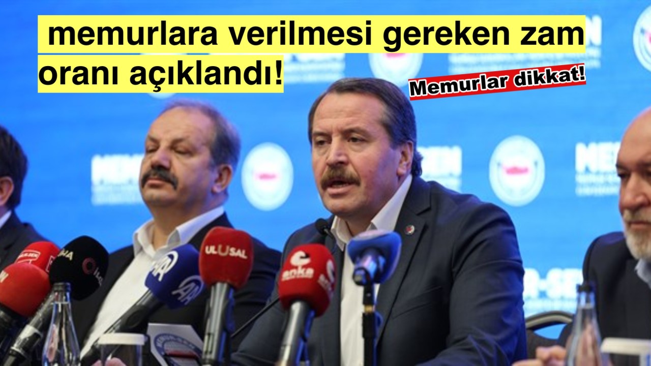 Ali Yalçın’dan Memurlara Zam Açıklaması: İşte Talep Edilen Oran!