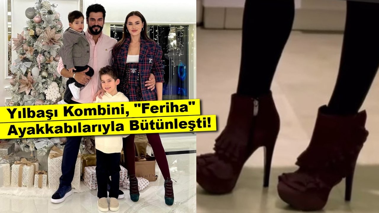 Fahriye Evcen’in Yılbaşı Kombini, "Feriha" Ayakkabılarıyla Bütünleşti!