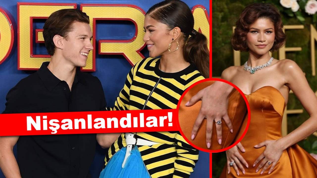 Altın Küre'den Düğün Haberi: Çifti Zendaya ve Tom Holland’tan Nişanlandılar!