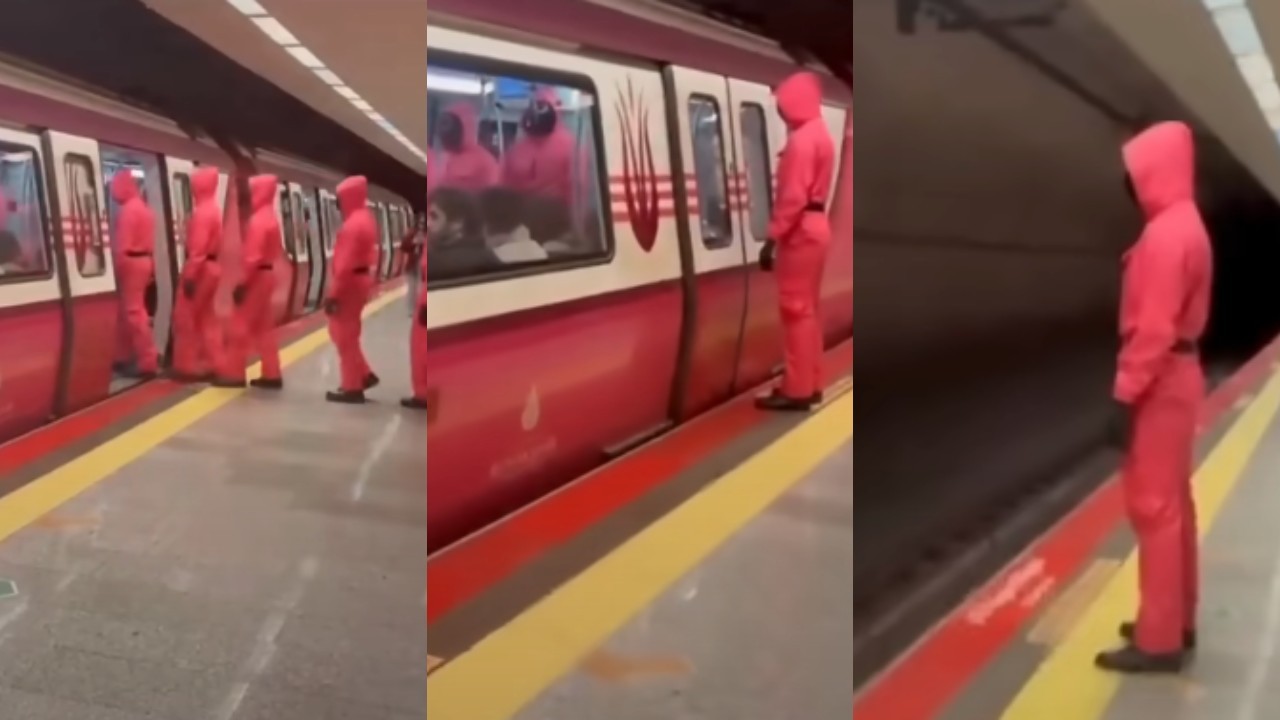 İstanbul’daki Squid Game Çekiminde Şaşkına Çeviren Olay: Metroda Unutulan Oyuncu!