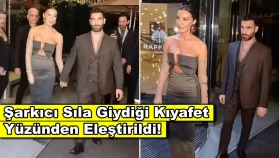 Ünlü şarkıcı Sıla dekolteli elbisesi ile yorum yağmuruna tutuldu!