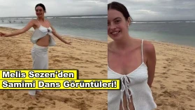 Melis Sezen Bali sahillerinde döne döne dans etti