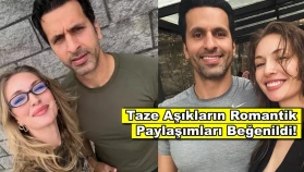 Taze gelin Yasemin Kay Allen ve eşinden yeni pozlar!