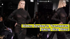 Didem Soydan'ın transparan elbisesi sosyal medyada tartışmalara neden oldu!