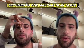 Reynmen şarkısı ile değil yaptığı makyaj ile gündeme geldi!