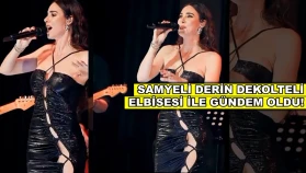 53 yaşındaki Defne Samyeli'nin derin dekolteli elbisesi gündemi sarstı!