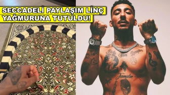 Rapçi Uzi'nin seccade paylaşımına eleştiri yağdı, sessizliğini bozup isyan etti!