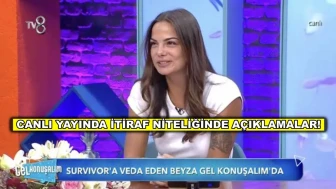 Survivor Beyza, aşk hayatına dair canlı yayında itirafta bulundu!