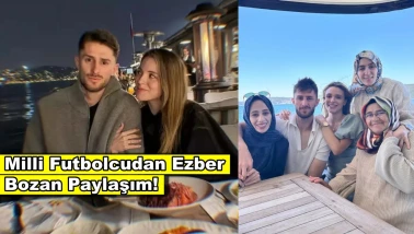 Sevgilisi ile paylaşım yapmayan ünlü futbolcu bu kez kural bozdu!