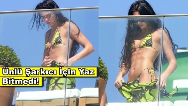 Yaz bitmedi! Konser için gittiği ülkede bikinili görüntülendi!