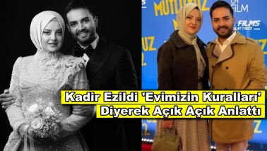 Kadir Ezildi ile Gamze Türkmen 'evimizin kuralları' diyerek açık açık anlattı!