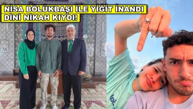 Survivor şampiyonu Nisa Bölükbaşı ve Yiğit İnandı dini nikah yaptı!