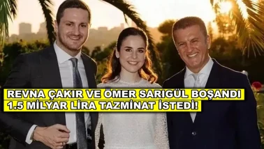 Revna Çakır ve Ömer Sarıgül boşandı, 1.5 milyar lira tazminat istedi!