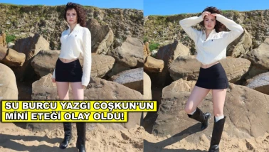 Su Burcu Yazgı Coşkun’un mini etekli fotoğrafları sosyal medyayı salladı!