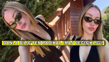 Danla Biliç'ten radikal imaj değişikliği: Saçlarını sapsarı boyattı!