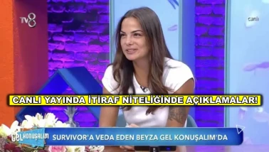 Survivor Beyza, aşk hayatına dair canlı yayında itirafta bulundu!