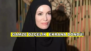 Gamze Özçelik Operasyon Alesta ile ekrana dönüyor!