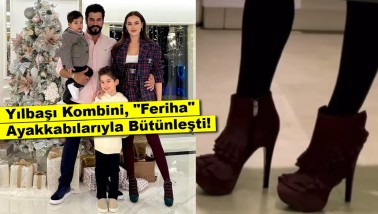 Fahriye Evcen’in Yılbaşı Kombini, "Feriha" Ayakkabılarıyla Bütünleşti!