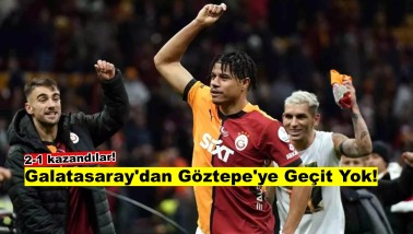 Galatasaray kendi evinde şov yaptı: Göztepe'yi 2-1 mağlup etti!