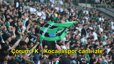 Çorum FK – Kocaelispor canlı izle: Çorum FK – Kocaelispor maçı hangi kanalda?