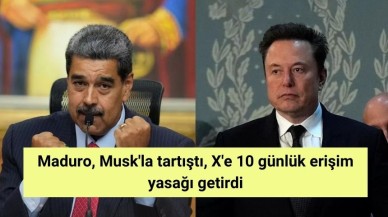 Maduro, Musk'la tartıştı, X'e 10 günlük erişim yasağı getirdi