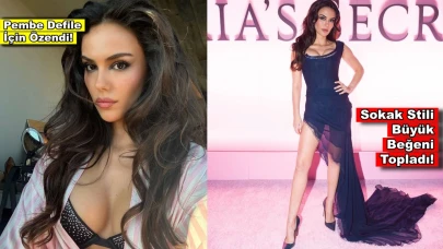 Ünlü oyuncu Özge Kaya'dan defile öncesi iç çamaşırlı pozlar!