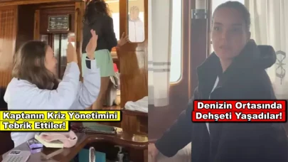 Ünlü şarkıcı denizin ortasında hortuma yakalandı!