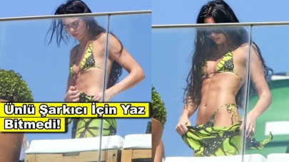 Yaz bitmedi! Konser için gittiği ülkede bikinili görüntülendi!