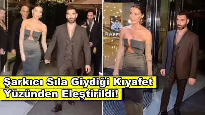 Ünlü şarkıcı Sıla dekolteli elbisesi ile yorum yağmuruna tutuldu!