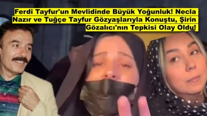 Ferdi Tayfur'un 40 Mevlidinde İzdiham Yaşandı: Necla Nazır ve Tuğçe Tayfur Gözyaşlarıyla Konuştu