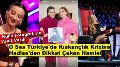 Kıskançlığı Bakışlarından Okunuyor İddiasına Karşılık Hadise Kulisten Fotoğraflar Paylaştı!