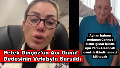 Şarkıcı Petek Dinçöz Uçakta Gözyaşları İçerisinde Vefat Haberini Verdi! Dinçöz'ün Acı Günü...