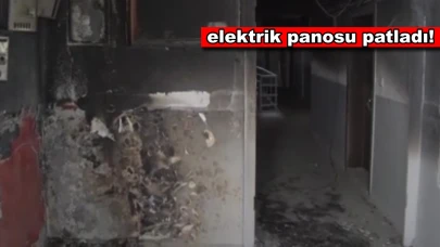 Binanın elektrik panosu patladı: 8 kişi dumandan etkilendi