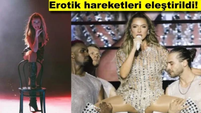 Sandalyedeki erotik şovu eleştirildi! Hadise'den şaşırtan tepki
