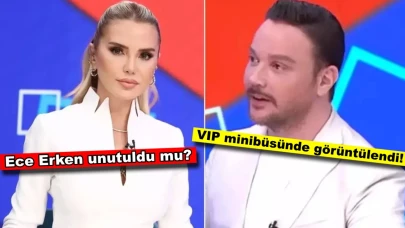 Sinan Akçıl Ece Erken'i çabuk unuttu! VIP minibüste görüntü verdi