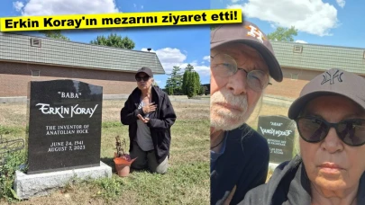 Seyyal Taner, Erkin Koray'ın mezarını ziyaret etti