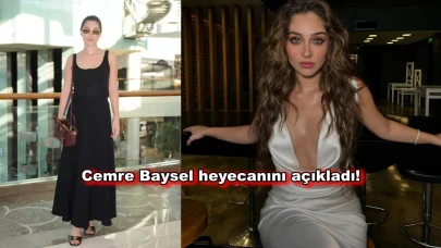Yeni dizisinin çekimlerine başlayacak olan Cemre Baysel heyecanını paylaştı!